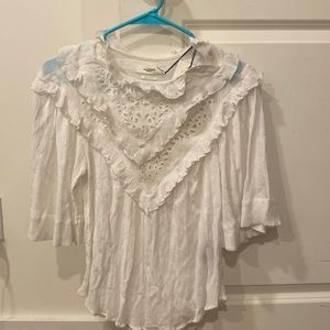 Isabel E’toile whit blouse white dress shirt